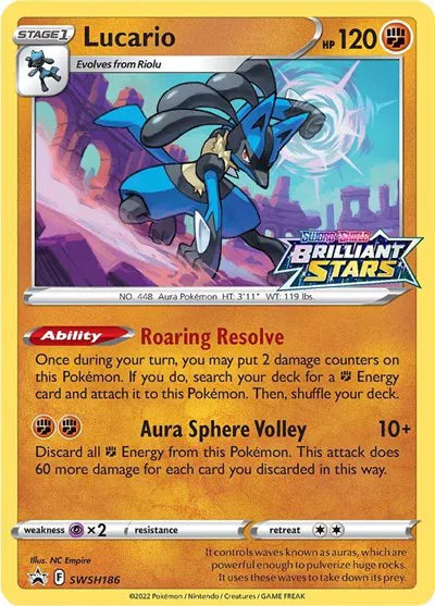 Lucario SWSH186 Sealed Prerelease Deck