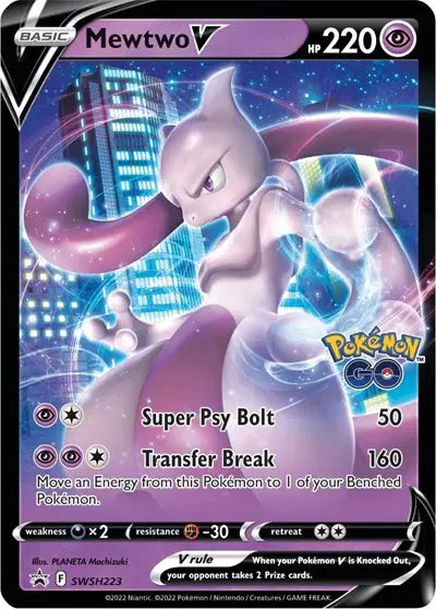 Mewtwo V - Promo - SWSH223