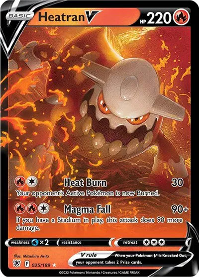 Heatran V - Double Rare - 025/189