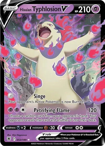 Hisuian Typhlosion V - Double Rare - 053/189