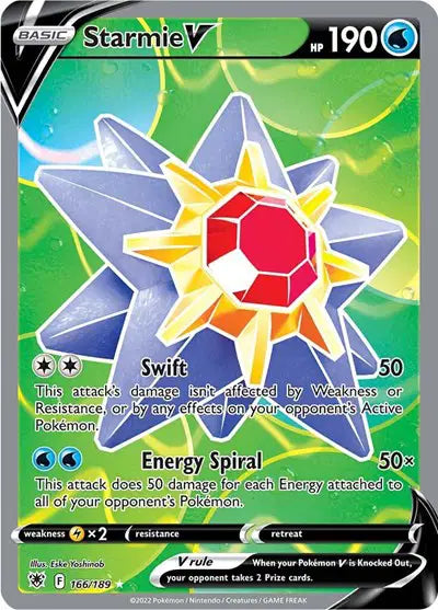 Starmie V - Ultra Rare - 166/189