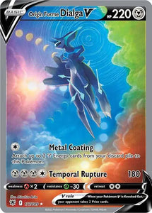 Origin Forme Dialga V (Alternate Full Art) Astral Radiance  Ultra Rare  177/189