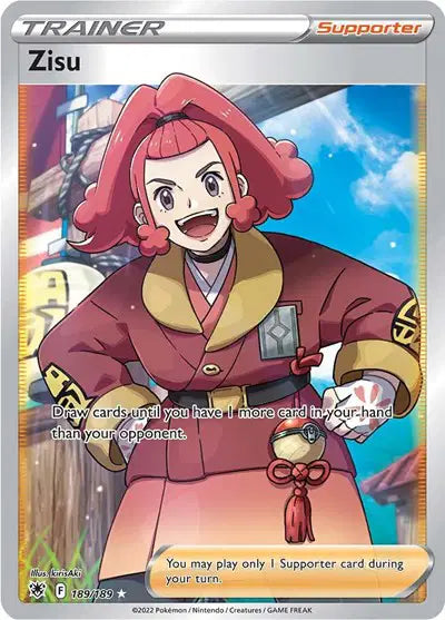 Zisu (Full Art) Pokemon • Ultra Rare • 189/189 (B)