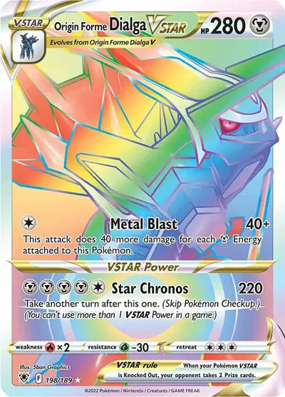 Origin Forme Dialga VSTAR (Secret) Astral Radiance  Ultra Rare • 198/189