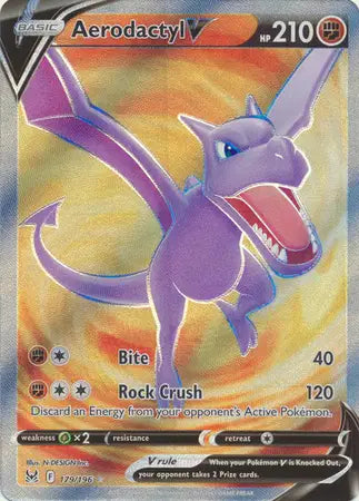 Aerodactyl V (Full Art) Lost Origin  Ultra Rare  179/196