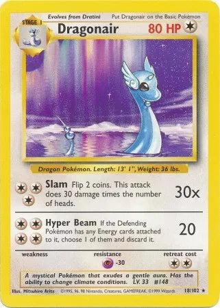 Dragonair - Rare - 18/102 Unlimited MP
