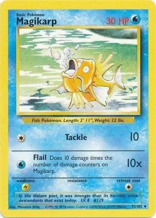 Magikarp - Uncommon - 35/102 Unlimited MP