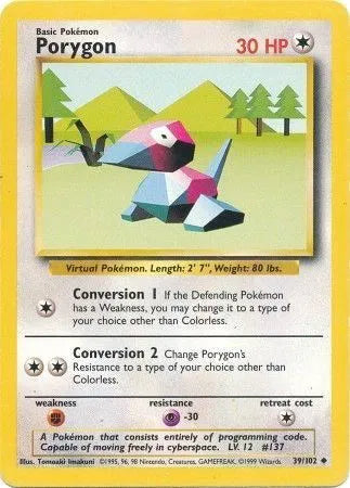 Porygon - Uncommon - 39/102 Unlimited DMG