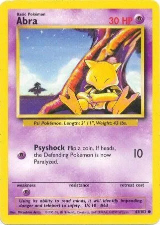 Abra - Common - 43/102 Unlimited MP