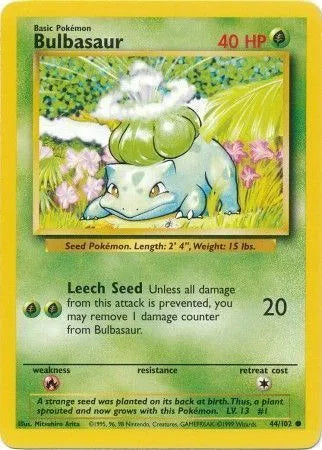 Bulbasaur - Common - 44/102 Unlimited
