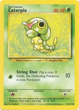 Caterpie - Common - 45/102 Unlimited LP