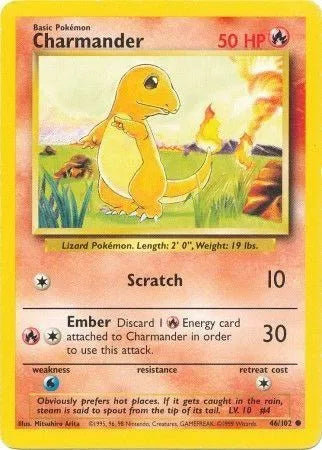 Charmander - Common - 46/102 Unlimited LP