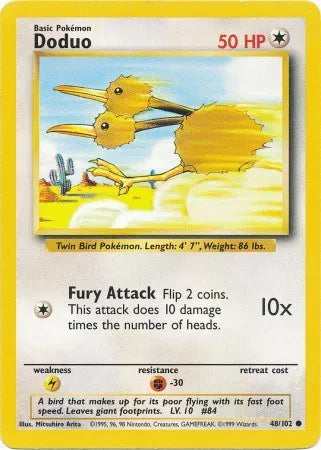 Doduo - Common - 48/102 Unlimited LP
