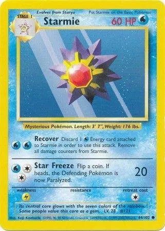 Starmie - Common - 64/102 MP
