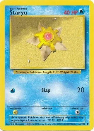 Staryu - Common - 65/102 DMG