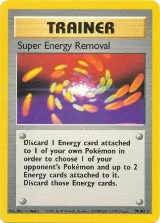 Super Energy Removal - Rare - 79/102 LP