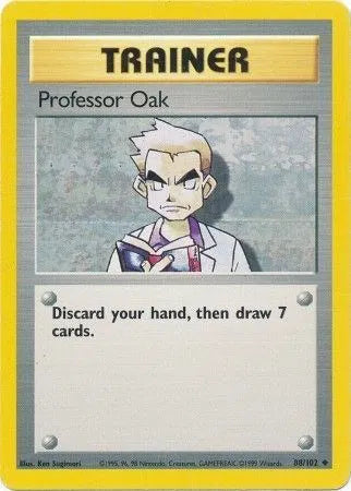 Professor Oak - Uncommon - 88/102 MP