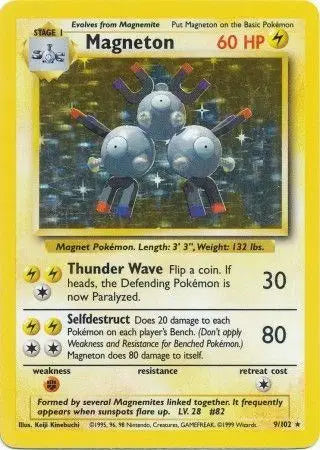 Magneton - Holo Rare - 9/102 (MP)