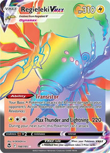 Regieleki VMAX (Secret) Pokemon • Secret Rare • 198/195 (B)