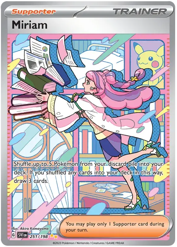 Miriam Pokemon • Special Illustration Rare • 251/198 (B)