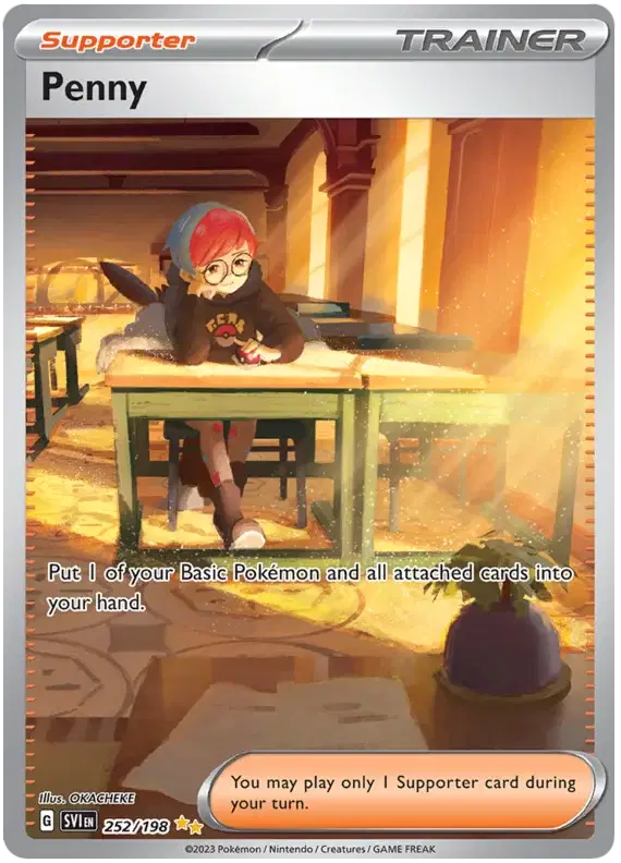 Penny Pokemon • Special Illustration Rare • 252/198 (B)