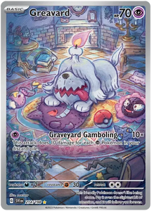 Greavard Pokemon • Illustration Rare • 214/198