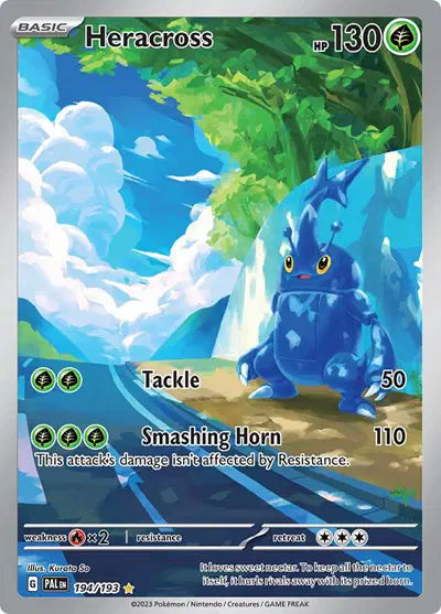 Heracross Pokemon • Illustration Rare • 194/193 (B)