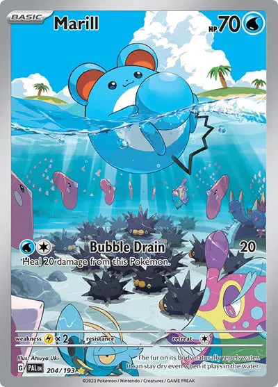 Marill - 204/193 Pokemon • Illustration Rare (B)