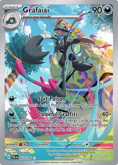 Grafaiai Paldea Evolved  Illustration Rare • 223/193 Holofoil