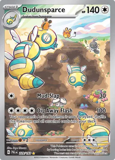 Dudunsparce Paldea Evolved  Illustration Rare • 229/193 Holofoil