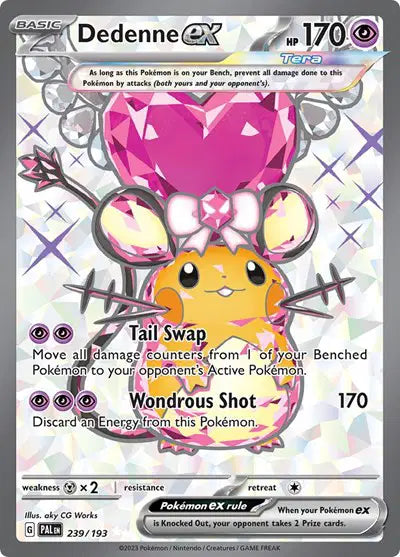 Dedenne ex Paldea Evolved  Ultra Rare • 239/193 Holofoil