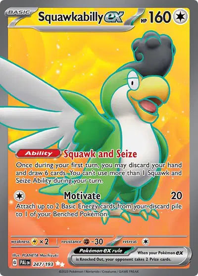 Squawkabilly ex - 247/193 - Full Art Secret Rare