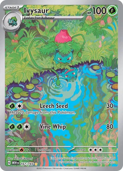 Ivysaur - Illustration Rare - 167/165