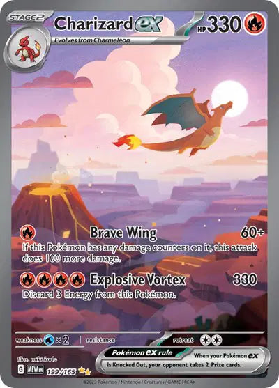 Charizard ex Pokemon • Special Illustration Rare • 199/165 (B)