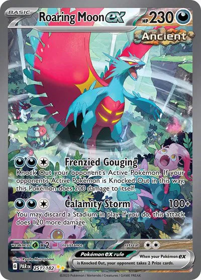 Roaring Moon EX Special Illustration Rare 251/182 ARK Pristine 10