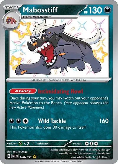 Mabosstiff - Shiny Rare - 188/091