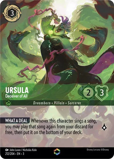 Ursula - Deceiver of All (Alternate Art) Enchanted