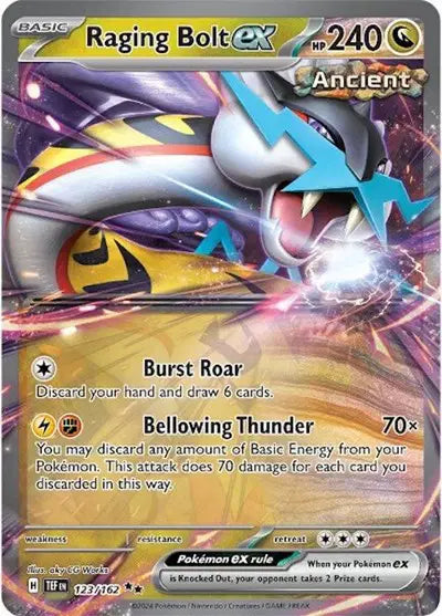 Raging Bolt EX - Double Rare - 123/162