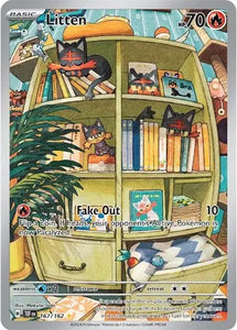 Litten Pokemon • Illustration Rare • 167/162 (B)