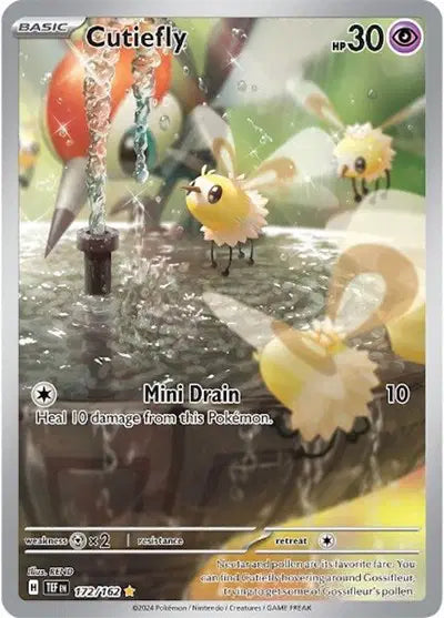 Cutiefly Pokemon • Illustration Rare • 172/162 (B)