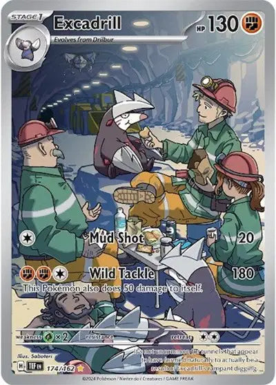 Excadrill Pokemon • Illustration Rare • 174/162 (B)