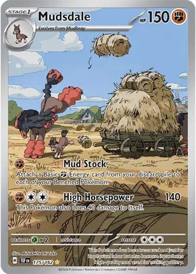 Mudsdale Pokemon • Illustration Rare • 175/162 (B)