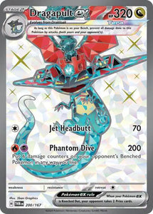 Dragapult ex Pokemon • Ultra Rare • 200/167 (B)
