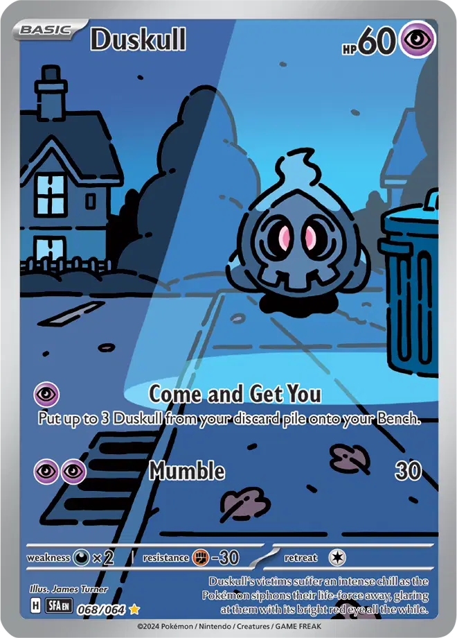 Duskull Shrouded Fable  Illustration Rare  068/064 (LP)