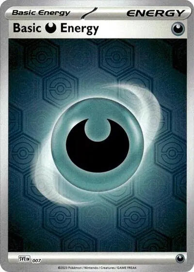 Basic Darkness Energy (Reverse Holofoil) Shrouded Fable Common 007