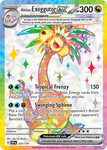 Alolan Exeggutor ex Pokemon • Ultra Rare • 225/191 (B)
