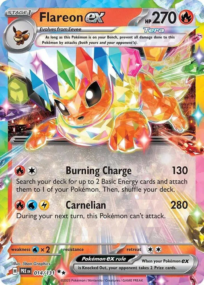 Flareon ex Double Rare 014/131