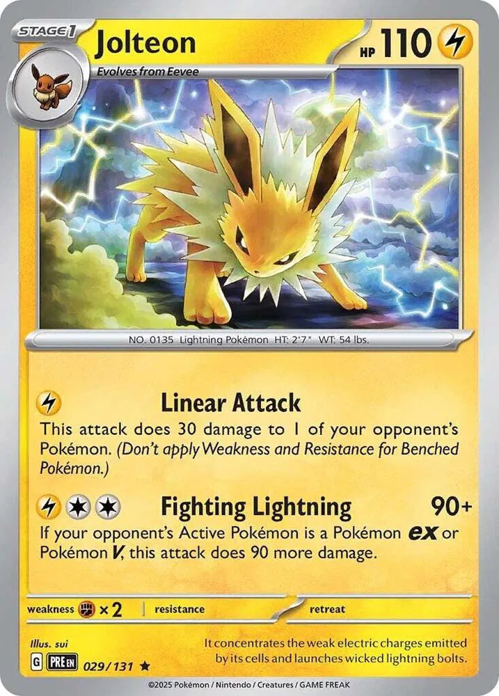 Jolteon - Holo Rare - 029/131