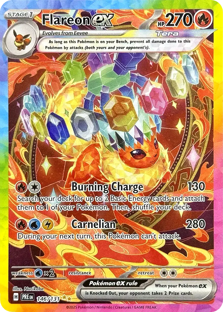 Flareon ex Pokemon • Special Illustration Rare • 146/131 PSA 9