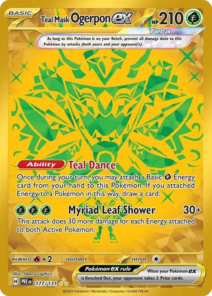 Teal Mask Ogerpon - Hyper Rare - 177/131